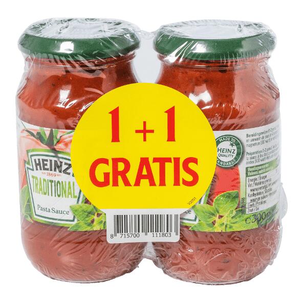 HEINZ(R) Spaghettisaus, 2 st.