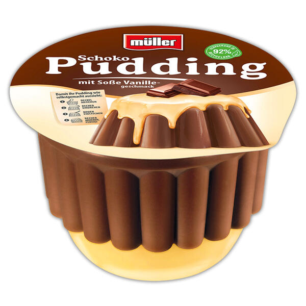 Pudding mit Soße
