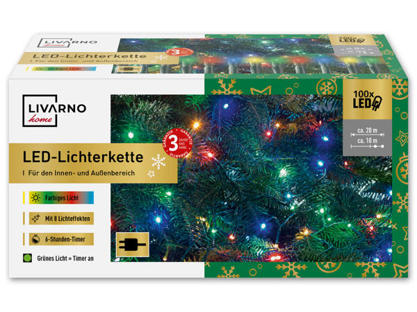 LED-Lichterkette, 100 LEDs