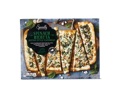 Specially Selected Spinach & Ricotta or Mushroom & Truffle Oil Flatbread