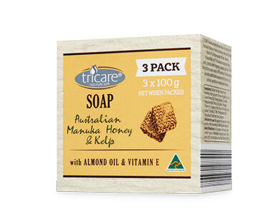 Manuka Honey & Kelp Soap 3pk/100g