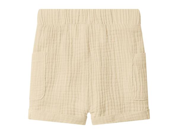 LUPILU Beige Baby Muslin Outfit - 2 Piece Set