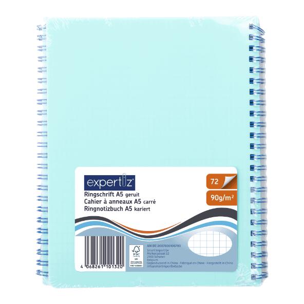 EXPERTIZ(R) 				Cahier à anneaux A4 (1 pce) ou A5 (2 pcs)