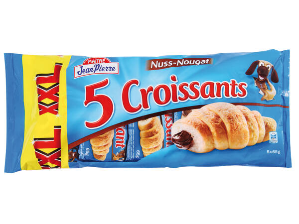 Croissants mit Nuss-Nougat-Füllung 5x 65 g