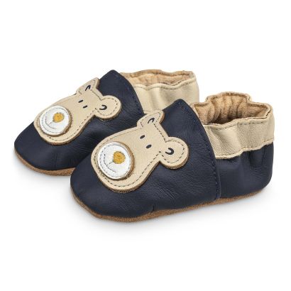Pantoufles en cuir pour bébés