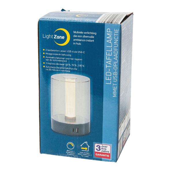LIGHT ZONE(R) 				LED-Tischlampe