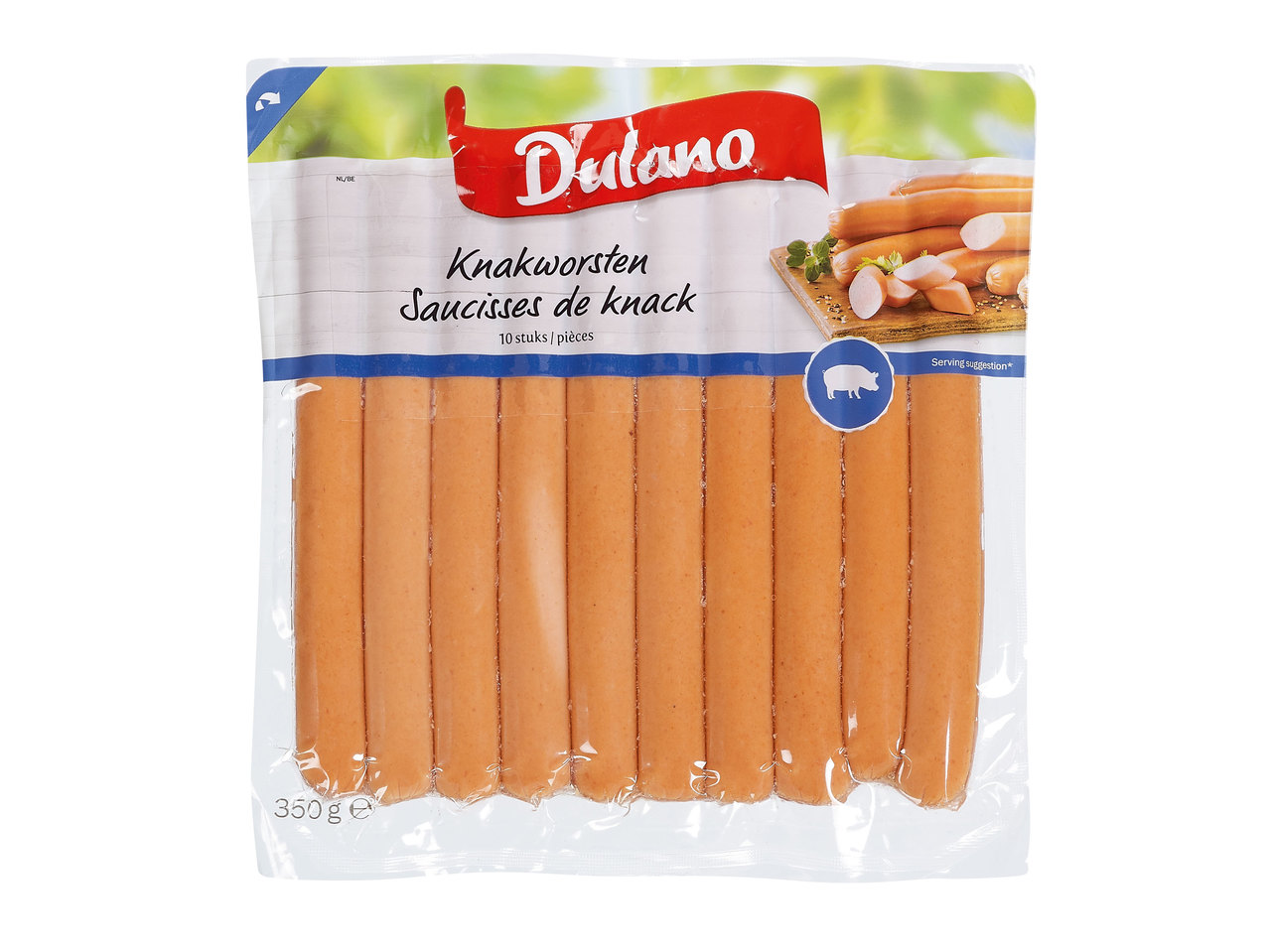 Saucisses knack fumées