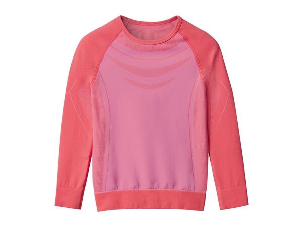 Lupilu Younger Kids' Pink Seamless Base Layer Set - 2 Piece Set