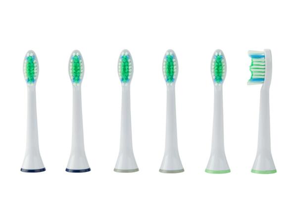 Têtes de brosse à dents de rechange, 6 pièces