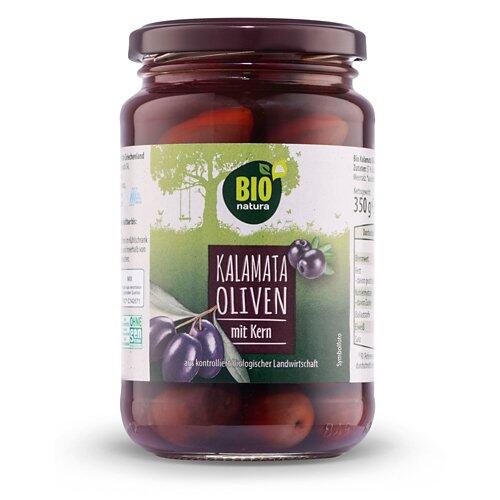 BIO NATURA Olives Kalamata, avec noyau
