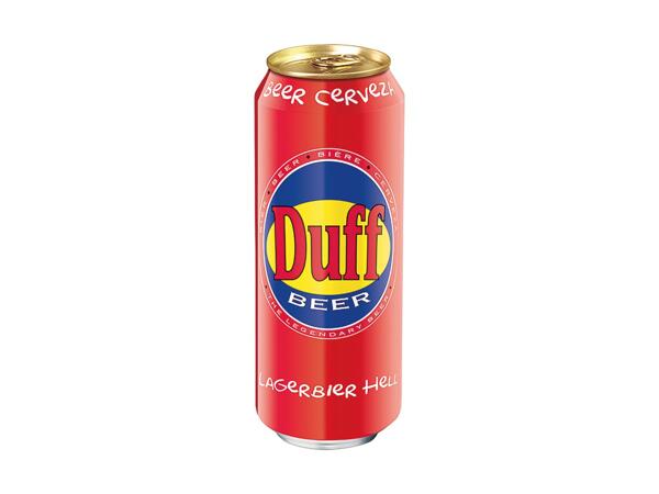 Bière Duff 11,2° Plato