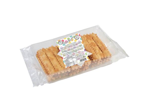 Chiacchiere with powdered Sugar