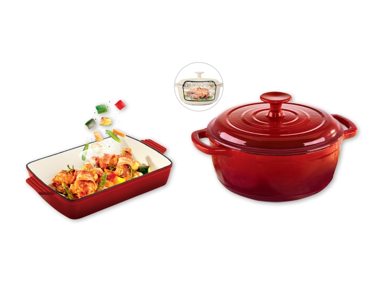 ERNESTO(R) Cast Iron Roasting Dish 2.2L or 2.8L