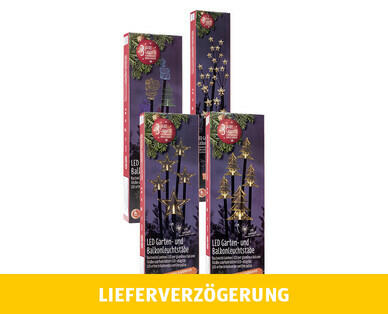 LED-BALKON-/GARTEN-LEUCHTSTÄBE