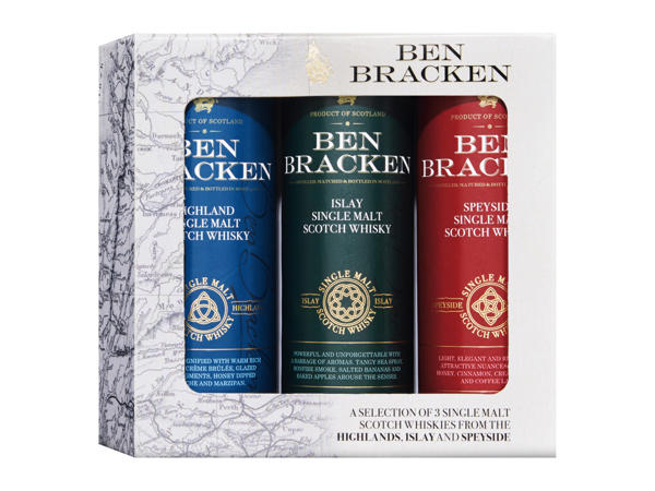 Single malt whiskey mini-pack
