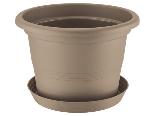 Plant Pot With Saucer, 39cm