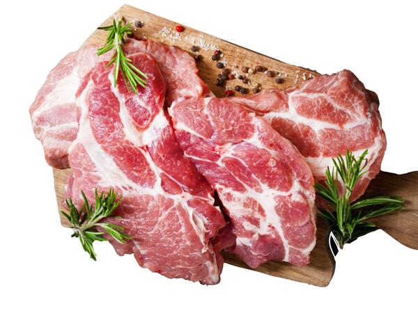 Frische Schopfkoteletts vom Schwein