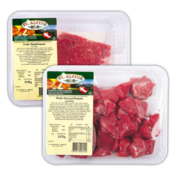 Rindsgulasch / Siedefleisch