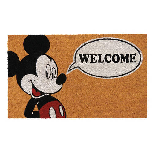 18" X 30" Welcome Mickey Coir Mat