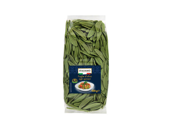 "Olive Leaves" Pasta with Spinach