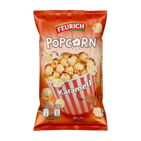 Karamelliserede popcorn