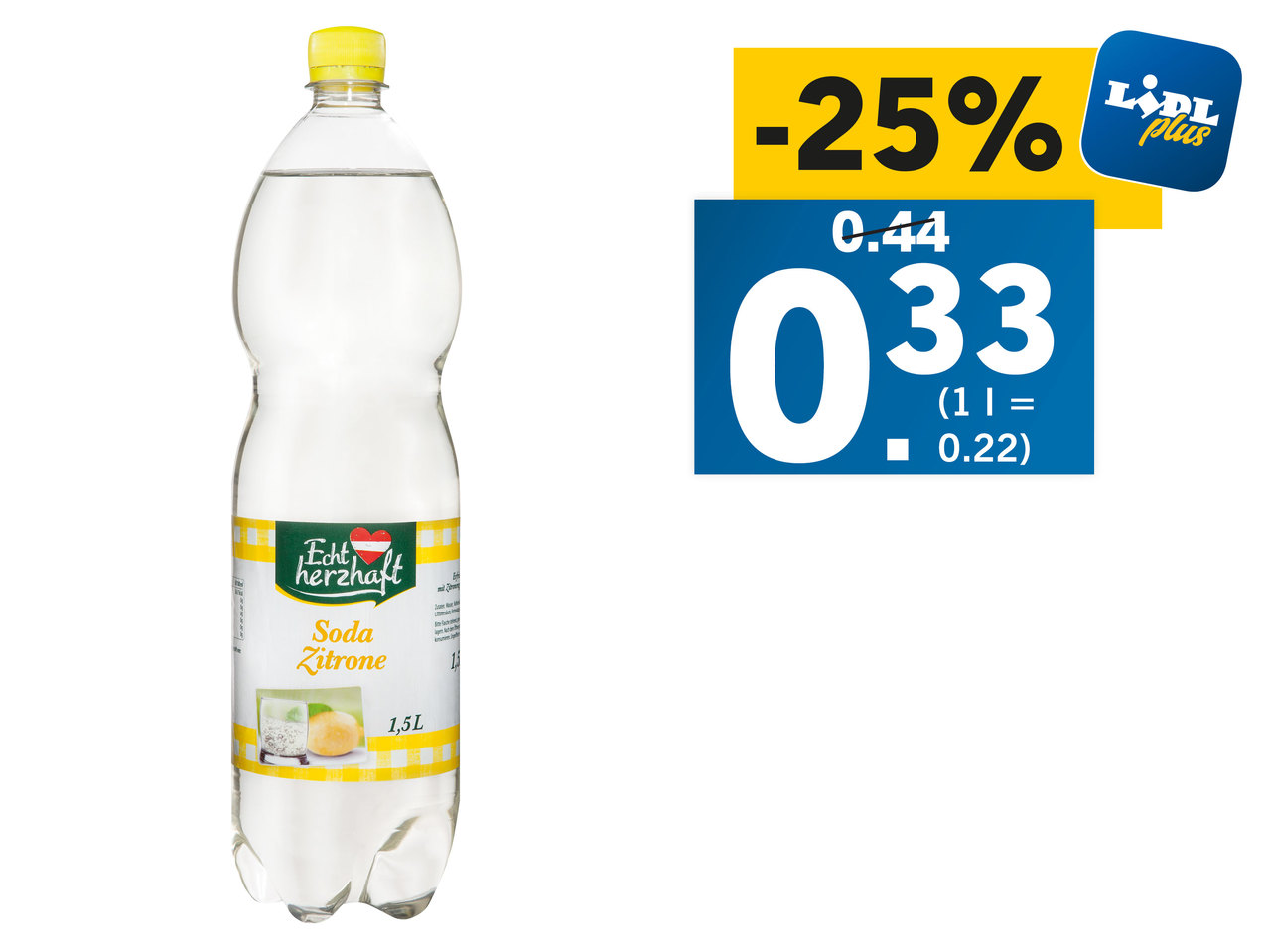 ECHT HERZHAFT Soda Zitrone