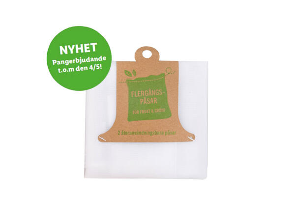 Flergångspåse frukt & grönt
