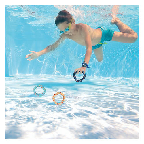 3 Piece Rings Shaped Neoprene Dive Toys