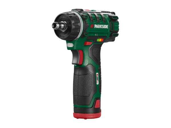 Parkside 12V Cordless Drill Driver Set