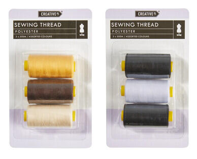 Sewing Thread 500m 3pk or Overlocker Thread 2000m