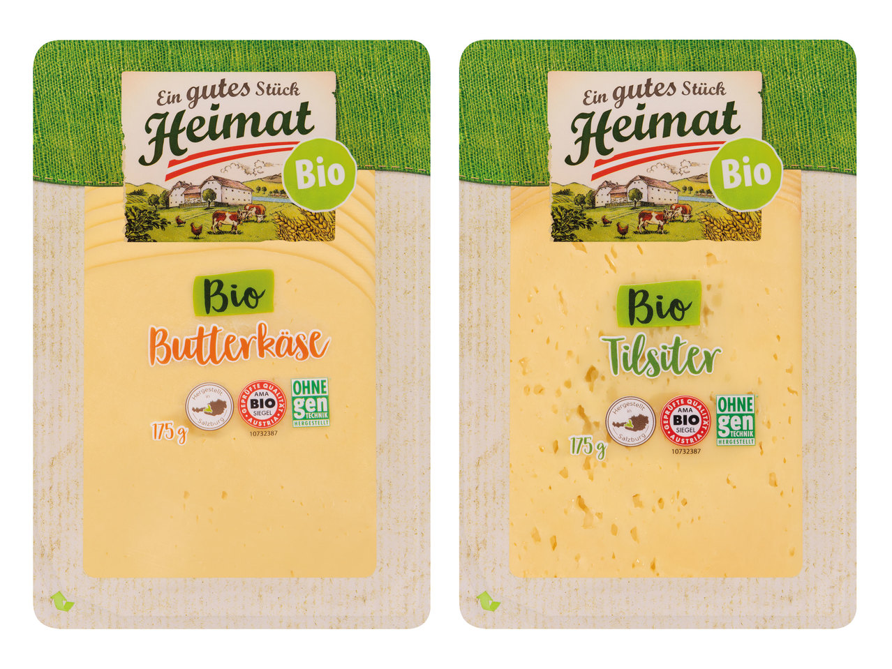 EIN GUTES STÜCK HEIMAT Bio-Käse Scheiben