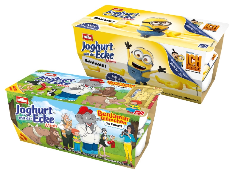 MÜLLER Joghurt mit der Ecke Minis