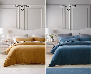 Cotton Velvet Quilt Cover Set KB