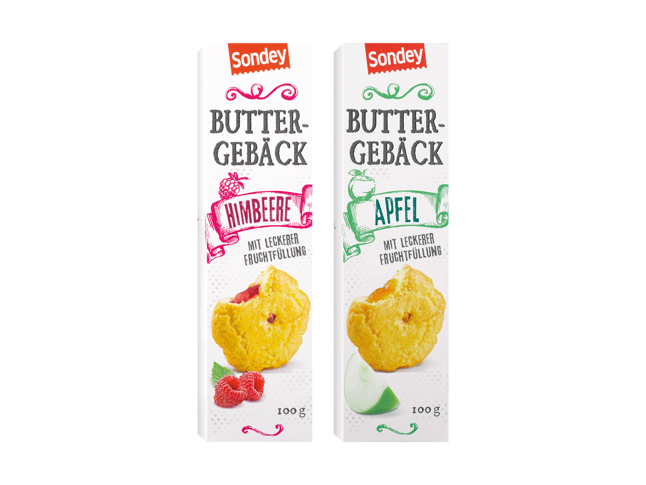 Biscuits au beurre fourrés