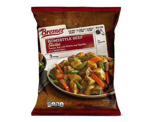 Bremer 
 Homestyle Beef or Chicken & Dumplings Skillet