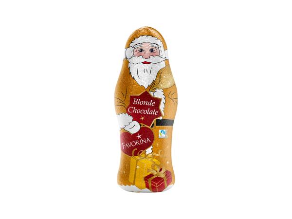Blonde Chocolate Santa