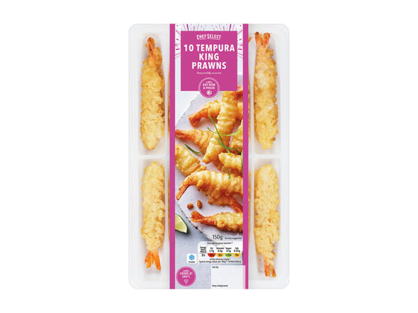 Chef Select 10 Tempura King Prawns