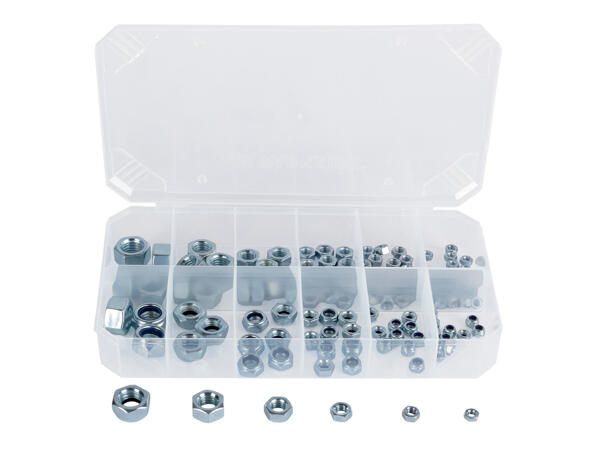 Assorted Hooks, Washers or Hex Nuts