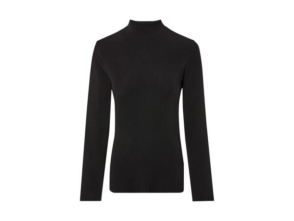 Ladies' Ribbed Roll-Neck Tops