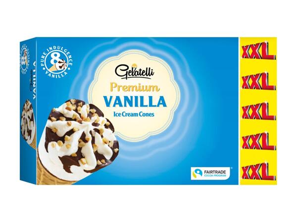 XXL Vanilla Ice Cream Cones