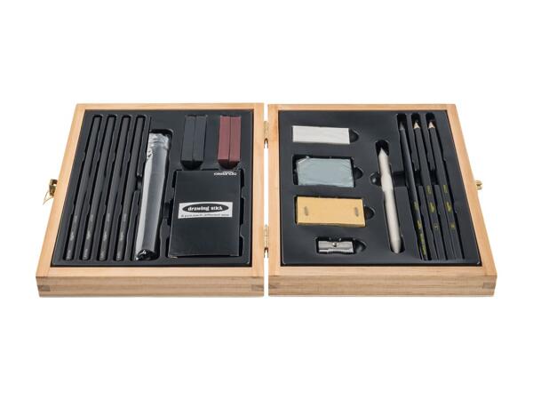 Set de croquis et de dessin, 26 pièces