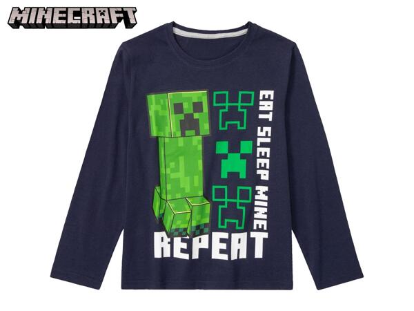 Minecraft Kids' Character Pyjamas - Black & Green