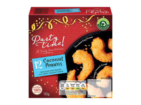 Partytime Prawns in a Crispy Coating assorted