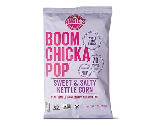 Angie's BOOMCHICKAPOP 
 Sea Salt Popcorn or Sweet & Salty Kettle Corn