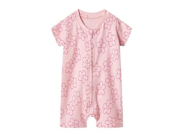 LUPILU Pink Baby Sleepsuits - 2 Pack