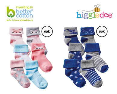 Infant Socks 6pk
