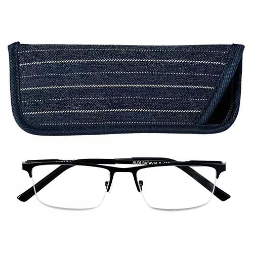 Premium Reading Glasses - Black/Clear, 1.5