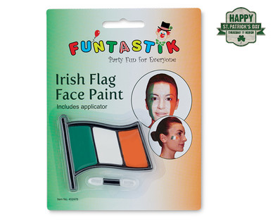 Irish Flag Face Paint