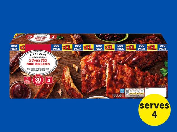 Birchwood 2 Sweet BBQ Pork Rib Racks