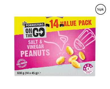 Forresters Peanuts 14pk/630g